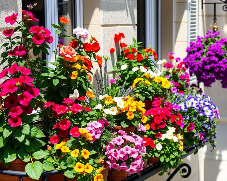 Balkonblumen für ganzjähriges Blühen