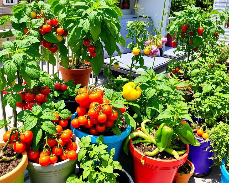 Balkonpflanzen für Obst- und Gemüsegärten auf dem Balkon