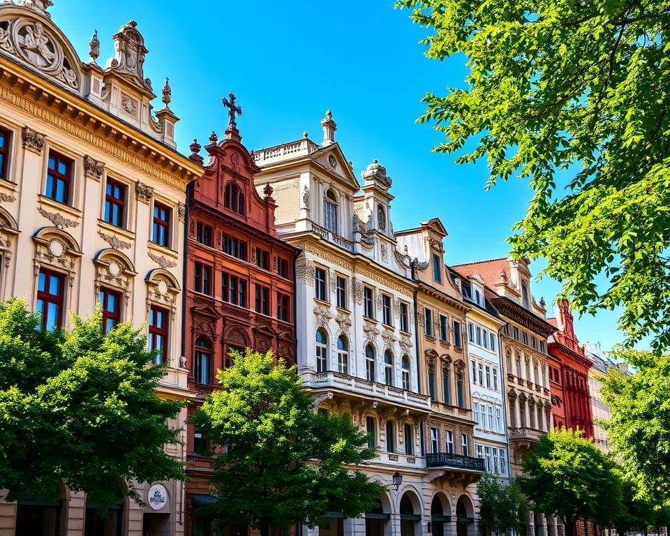 Barocke Fassaden in München, Deutschland