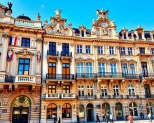 Barocke Fassaden in Wien, Österreich