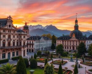 Barocke Paläste in Innsbruck, Österreich