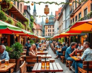 Biergarten-Hopping durch die City