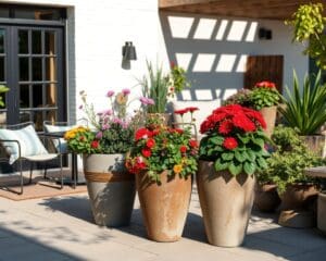 Blumenkübel aus Beton: Kreative Deko-Ideen für Terrasse und Balkon