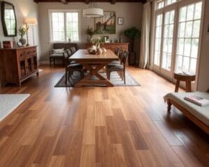 Bodenbeläge im Esszimmer: Materialien und Design