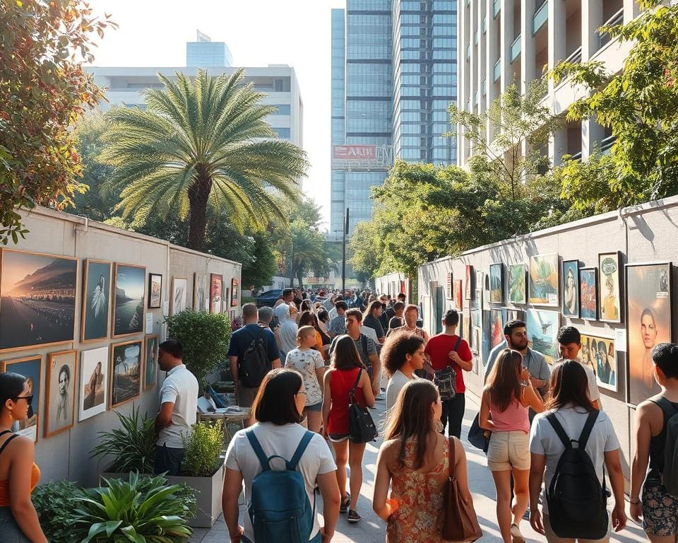 Entwicklung Open-Air Kunstausstellungen