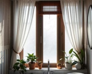 Fensterdekoration im Bad: Ideen für Sichtschutz und Design