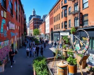 Freiluft-Galerien in urbanen Räumen