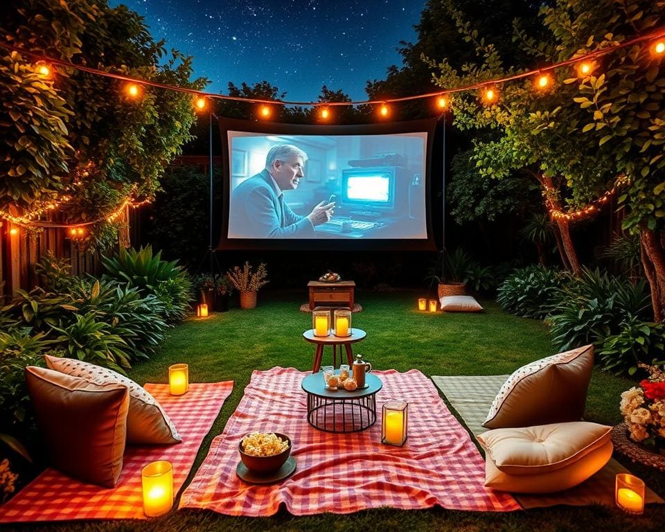 Freiluftkino im Garten: So gestalten Sie Filmnächte unter Sternen