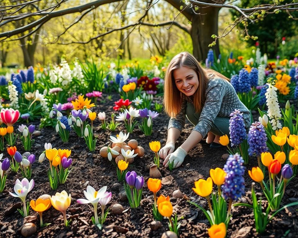 Frühblüher richtig pflanzen