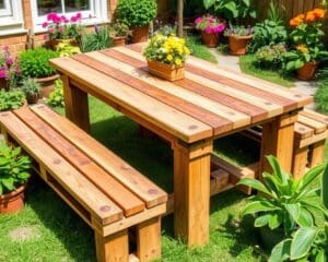 Gartenmöbel aus recyceltem Material: Einfache DIY-Projekte