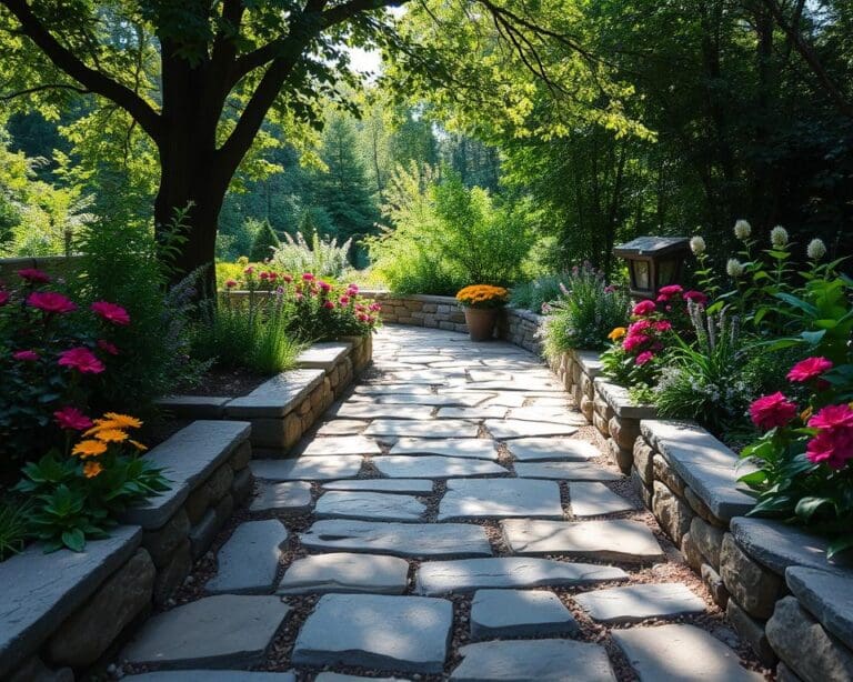 Gartenwege aus Naturstein: Praktisch und stilvoll zugleich