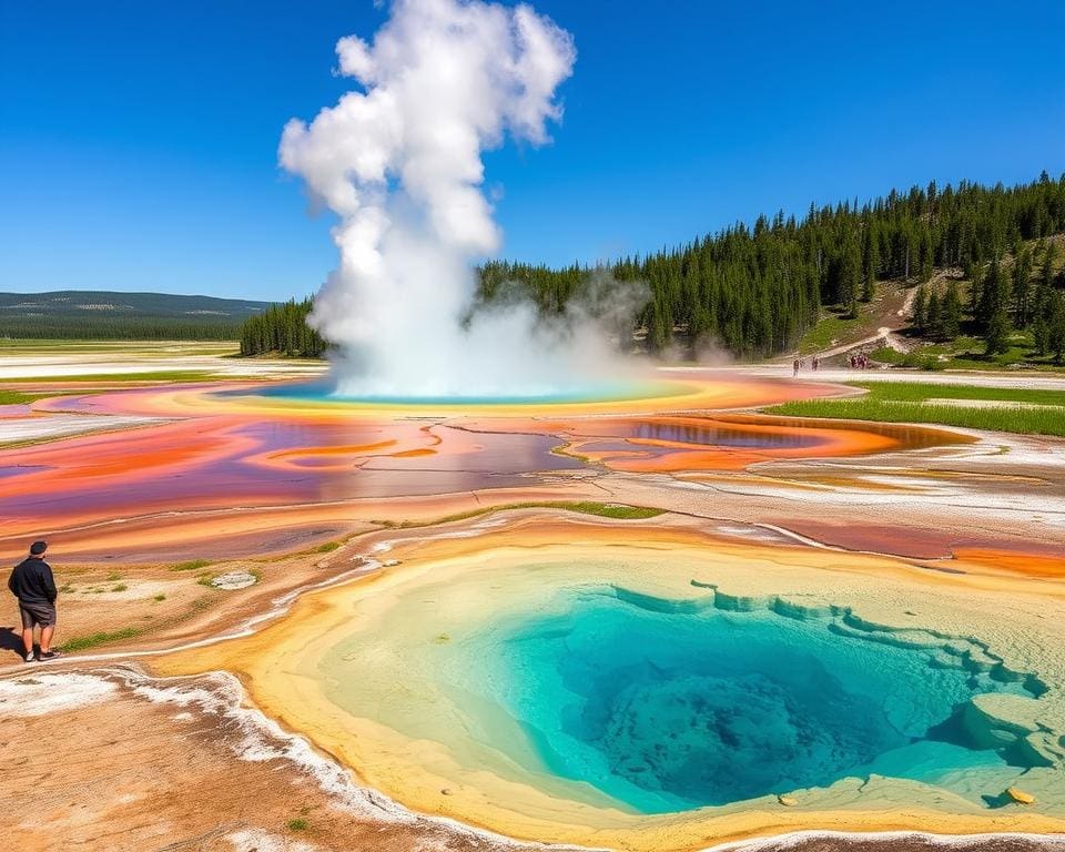 Geysire und Thermalquellen im Yellowstone-Nationalpark