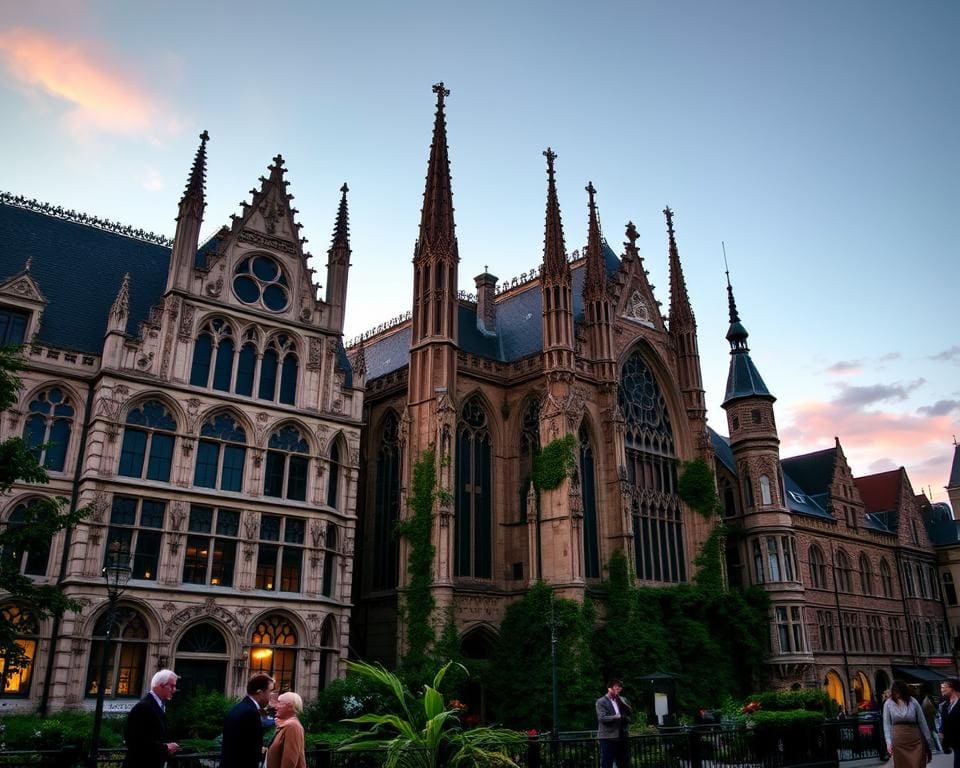 Gotik Architektur in Gent