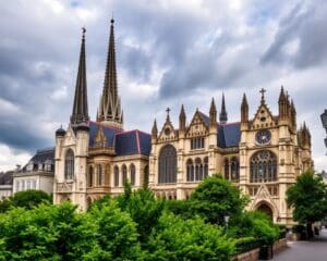 Gotische Kirchen in Rouen, Frankreich