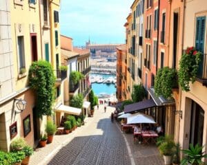 Historische Altstadt in Marseille, Frankreich