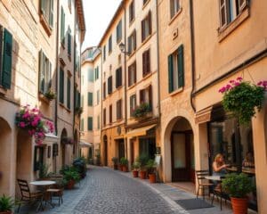 Historische Gassen in Avignon, Frankreich