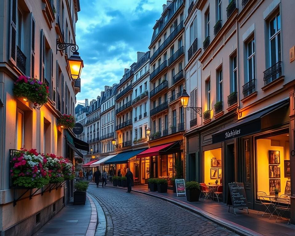 Historische Gassen in Paris, Frankreich