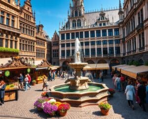 Historische Marktplätze in Brüssel, Belgien