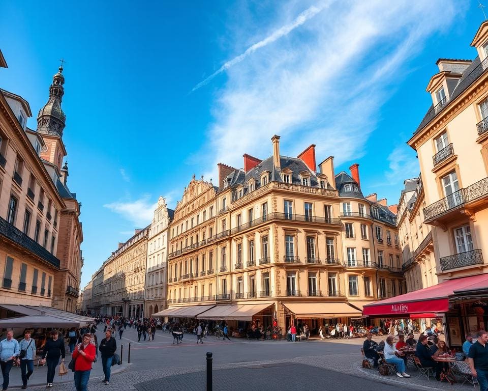 Historische Plätze in Bordeaux, Frankreich