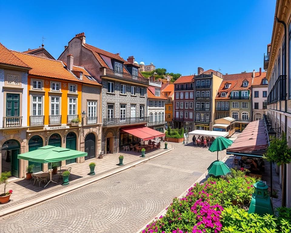 Historische Plätze in Porto, Portugal