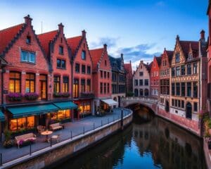 Historische Viertel in Brügge, Belgien