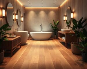 Holzböden im Bad: Tipps für Verlegung und Pflege