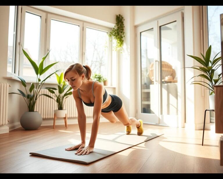 Kompakte Heimfitness: Effektive Workouts ohne Geräte