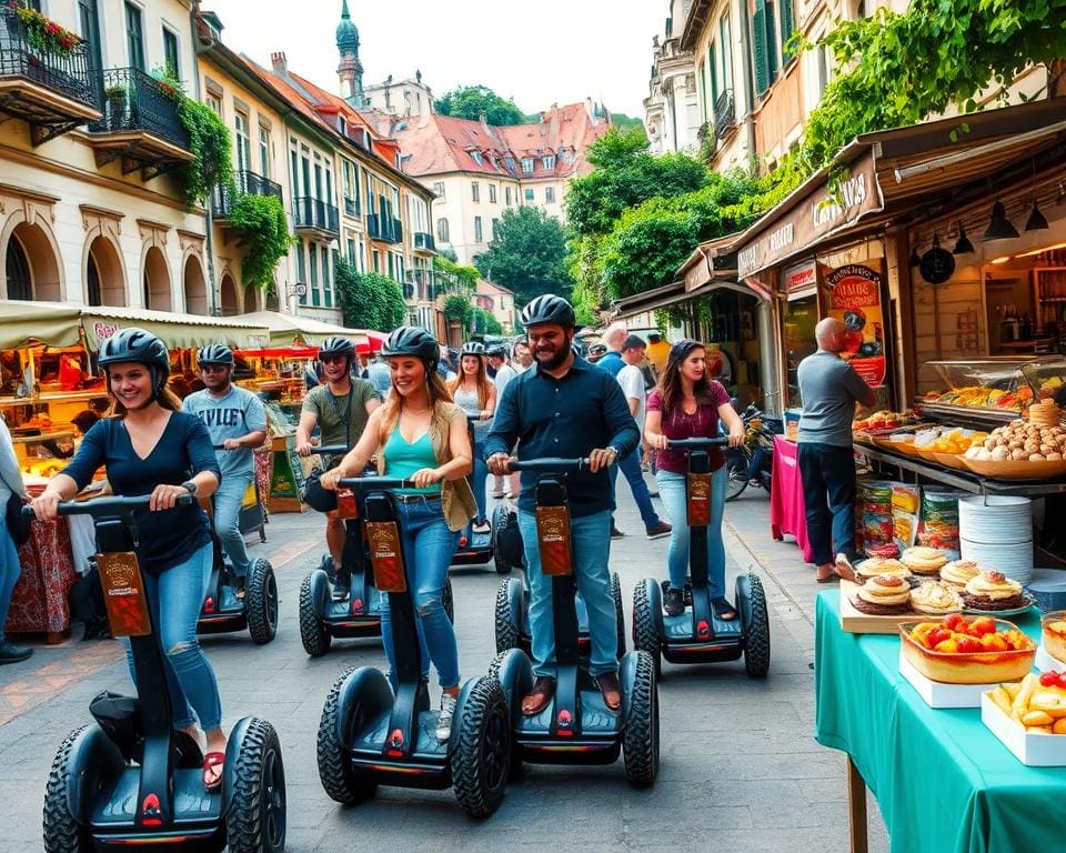 Kulinarische Touren mit dem Segway