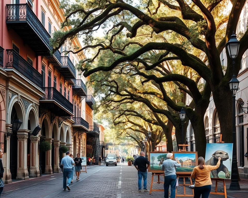 Kunst und Geschichte in Savannah, Georgia