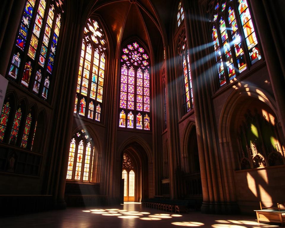 Lichtspiele in der Kathedrale von Chartres