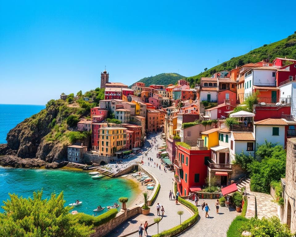 Malerische Dörfer in Cinque Terre, Italien