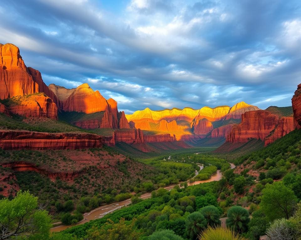 Naturschönheit im Zion Nationalpark