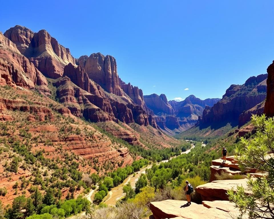 Outdoor-Aktivitäten im Zion Nationalpark, Utah