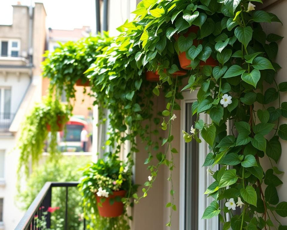 Rankpflanzen für kleinen Balkon