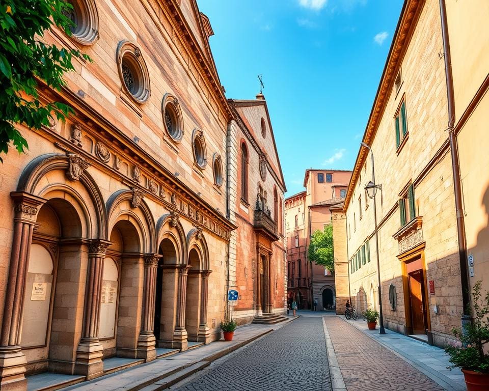 Romanische Kirchen in Bologna, Italien