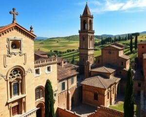 Romanische Kirchen in Siena, Italien