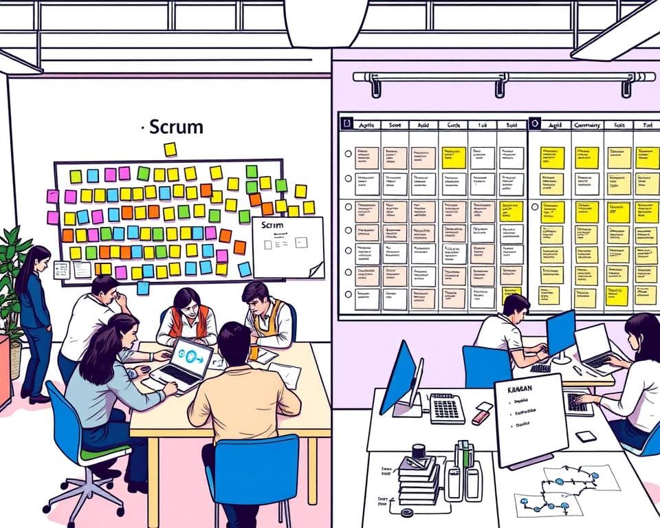 Scrum und Kanban im agilen Projektmanagement