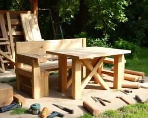 Sitzmöbel für die Terrasse selbst bauen: Schritt für Schritt