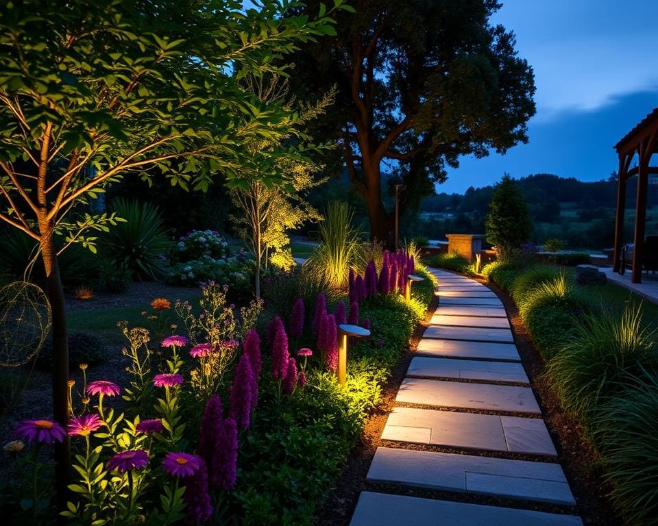 Smarte Gartenbeleuchtung mit LED Leuchten