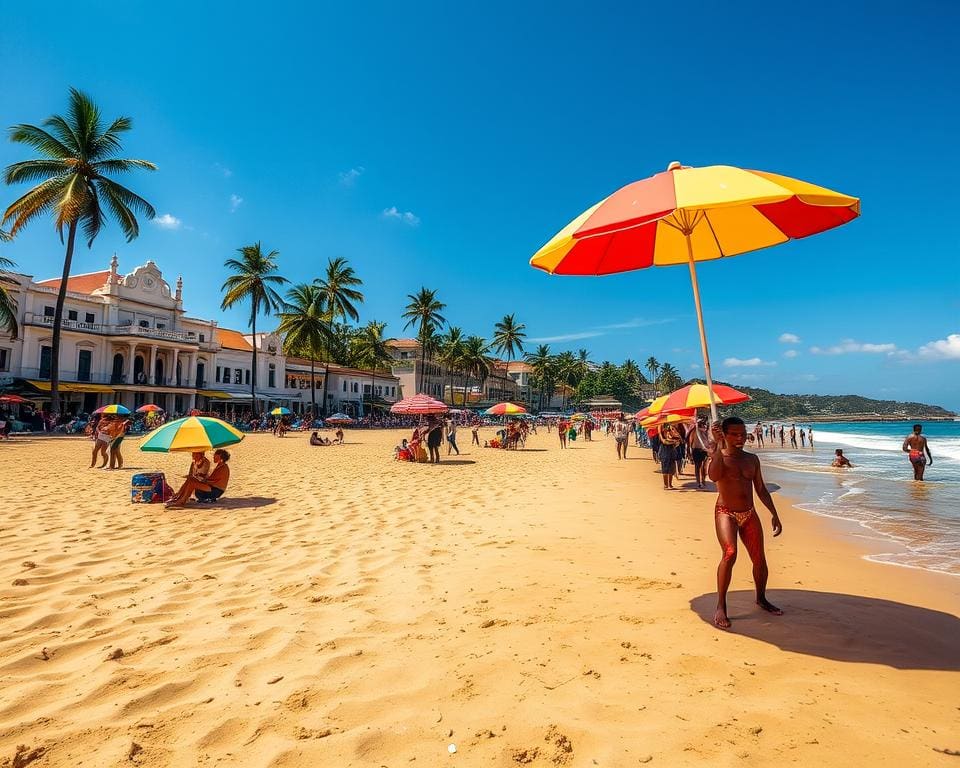 Strand und Kultur in Salvador da Bahia, Brasilien