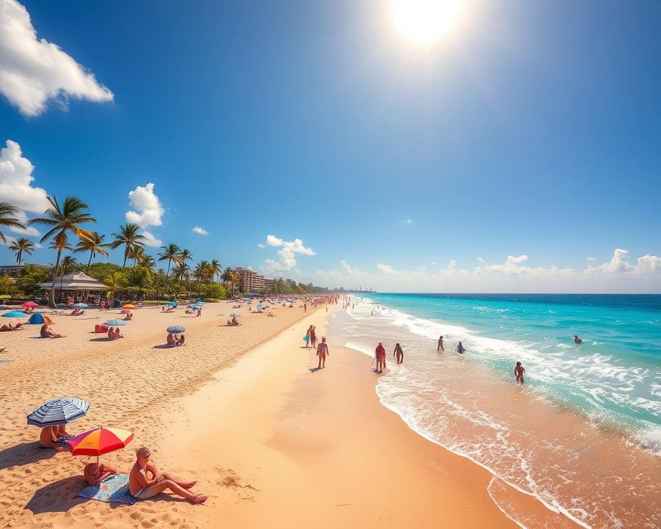 Strand und Sonne in Miami, Florida