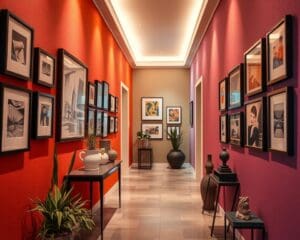 Wände im Flur gestalten: Farbe, Deko und Bilder