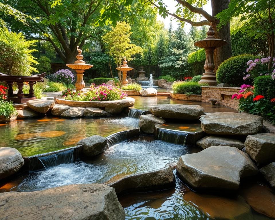 Wasserspiele für den Garten: Ruheoasen mit plätscherndem Wasser