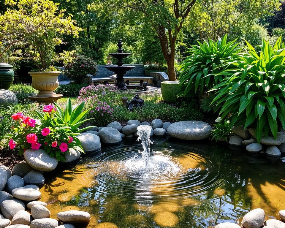 Wasserspiele für den Garten