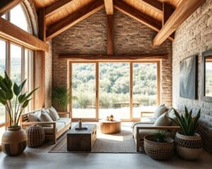 Wohnen mit Naturmaterialien: Holz, Stein und mehr