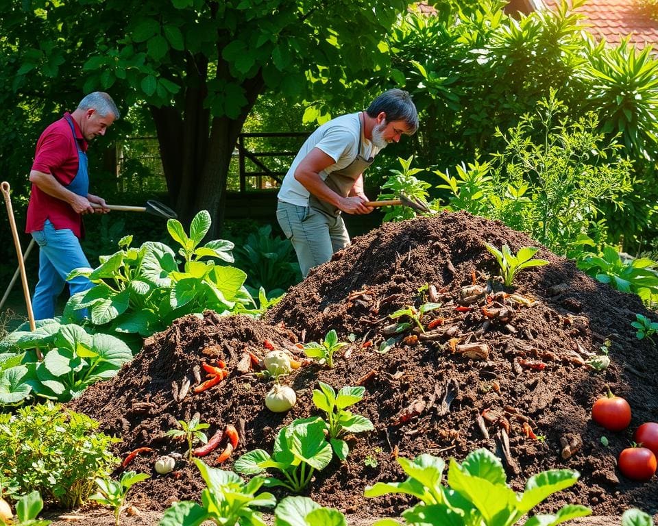 nachhaltiges Düngen Kompost erstellen Vorteile des Kompostierens