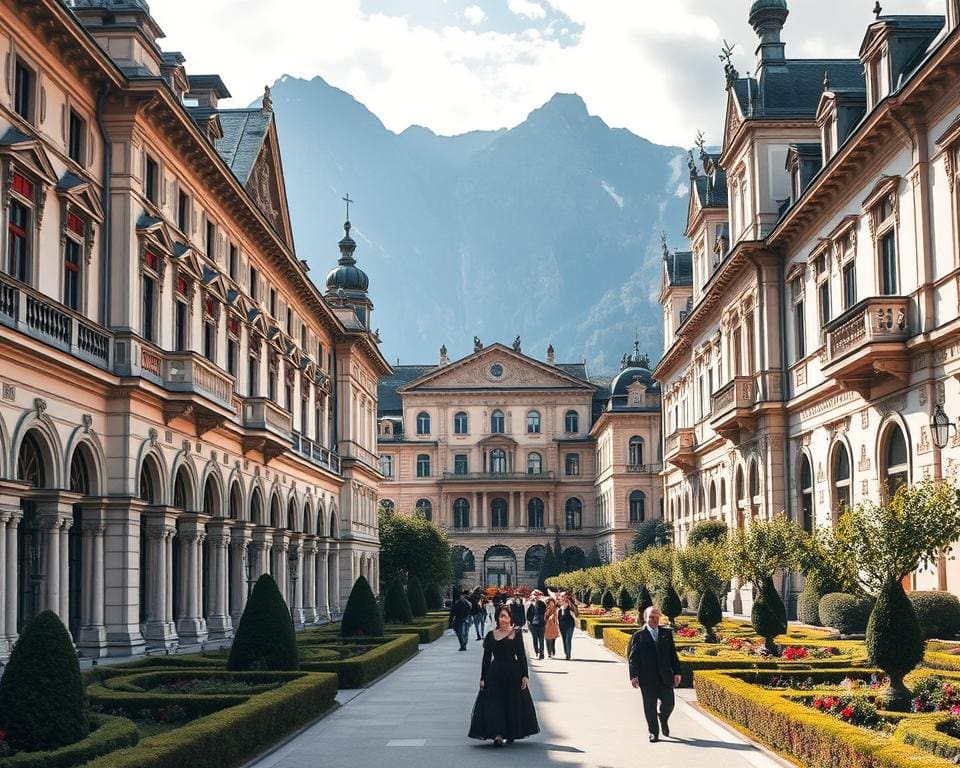 Barocke Paläste in Innsbruck, Österreich