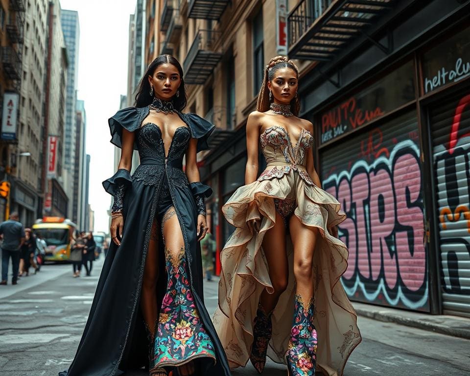 Haute Couture und Straßenmode