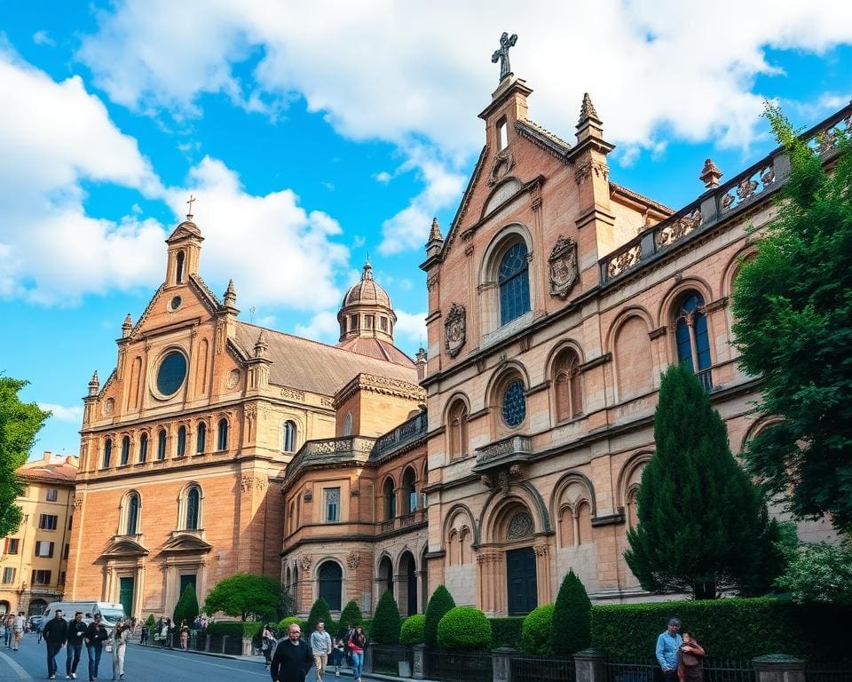 Romanische Kirchen in Bologna, Italien