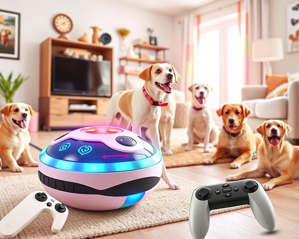 Smartes Hundespielzeug mit Fernsteuerung